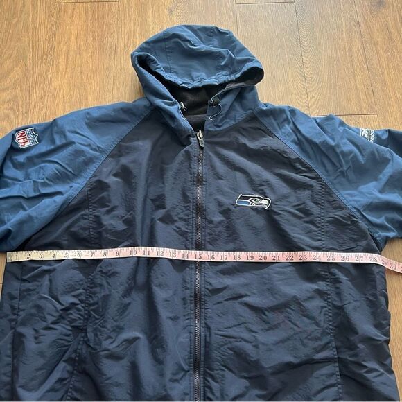 Vintage Reebok Seattle Seahawks Reversible Coat mens XXL - Picture 4 of 7
